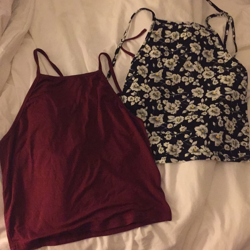 NWOT Pack of 2 Halter Tops